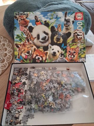 Puzzle Educa 1000 Piezas Animales Selfies