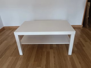 Mesa auxiliar blanca Ikea