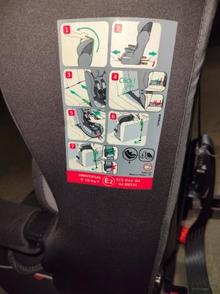 Silla de coche infantil TecTake