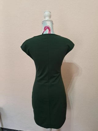 Vestido Desigual Rojo y Verde