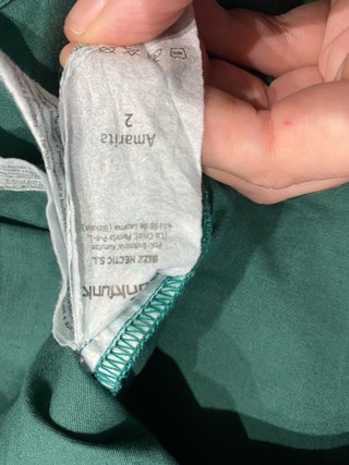 Vestido Skunkfunk verde y turquesa