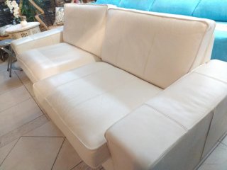 Sofá 3 plazas blanco