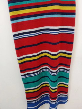 Vestido Desigual Rayas Talla M tacón o sandalias