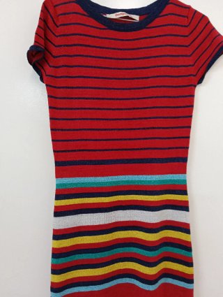 Vestido Desigual Rayas Talla M tacón o sandalias