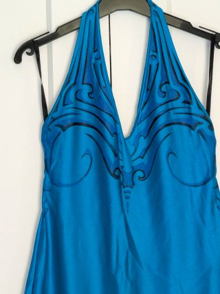 Vestido Vintage Azul Talla S