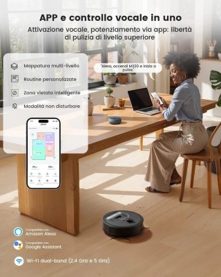 Robot Aspirapolvere e Lavapavimenti Lefant