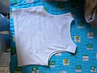 Top blanco SHEIN talla M