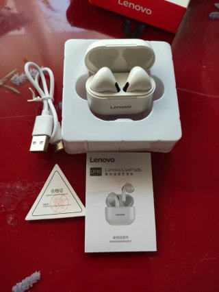 Auriculares Lenovo LP40 Blancos