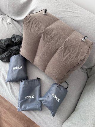 Puff inflable beige - Homka