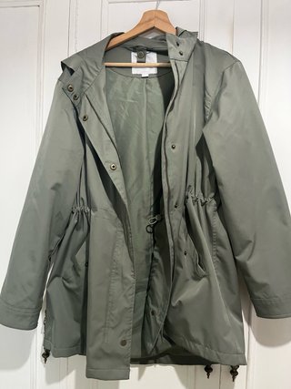 Parka Springfield verde con capucha Talla L