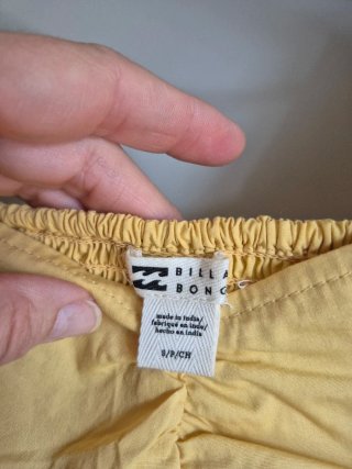 Vestido Amarillo Corto TS Billabong Sin estrenar