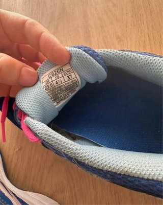 Zapatillas deportivas Asics Azules Mujer Talla 37