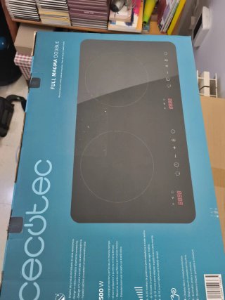 Placa Inducción Cecotec Full Magma Double