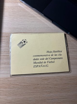 Sellos Mundial Fútbol España 82 Sevilla