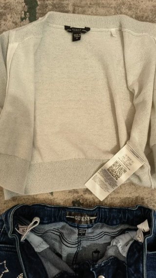 Guess Gonna + Cardigan Bambina 4 Anni