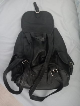Mochila/Bolso en piel, Talla 'M', Stradivarius