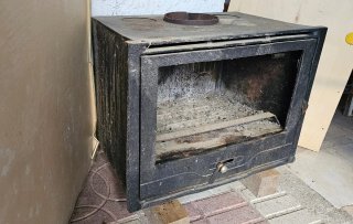 Casete chimenea hierro fundido