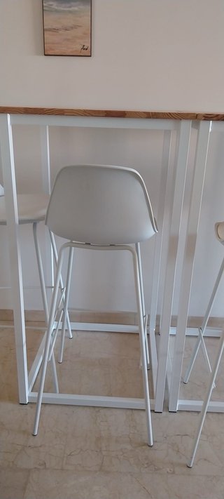 Taburetes de cocina blanco