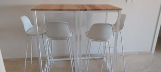 Taburetes de cocina blanco