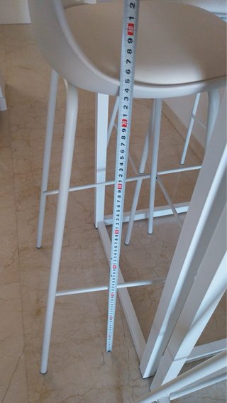 Taburetes de cocina blanco