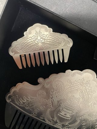 Peinetas Falleras Plateadas