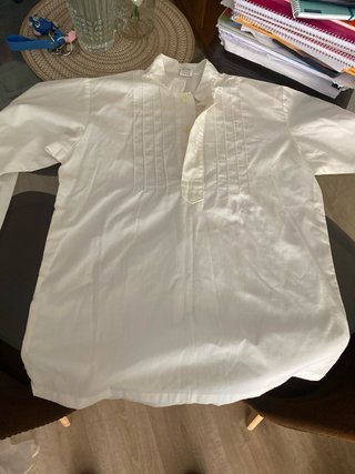 Camisa fallero niño blanca Talla 12