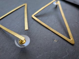 Pendientes Triangulares de latón 13crazy Nuevos