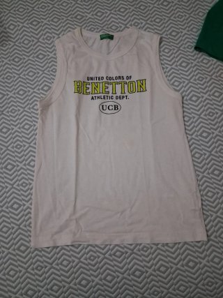 Lote de 5 Camisetas Verano Benetton Talla XL