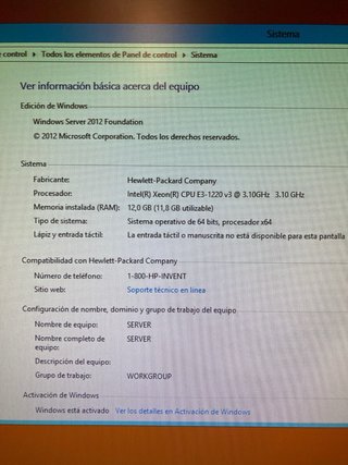 Server HP Nero/Argento