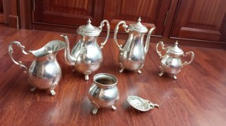Juego Vintage Café/Té Alpaca Plata