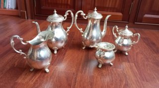 Juego Vintage Café/Té Alpaca Plata