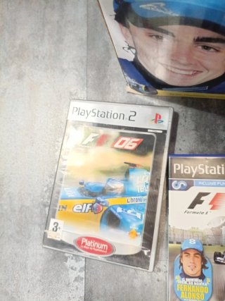Volante + F1 03, F1 04, F1 06  PS2 Fernando Alonso