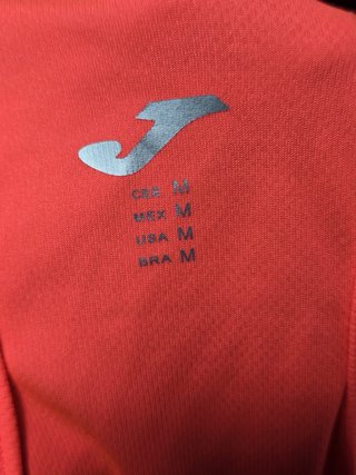 Camiseta Joma Naranja Deportiva Mujer