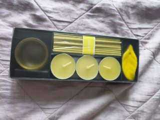 Set candele profumate al limone