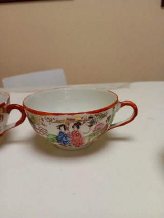 Tazas de té japonesas Imari (4 unidades)