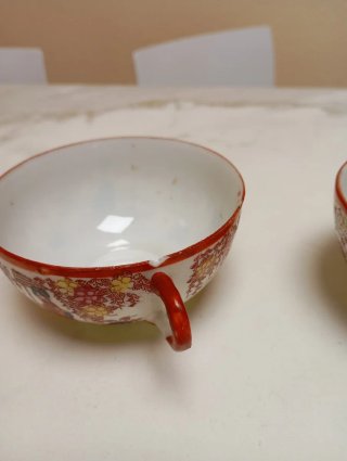 Tazas de té japonesas Imari (4 unidades)