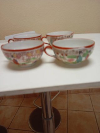Tazas de té japonesas Imari (4 unidades)