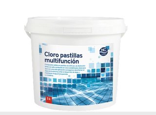 Cloro Multifunción Pastillas Piscinas NC 5kg