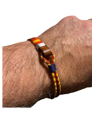 Pulsera Piel Náutica Hombre España