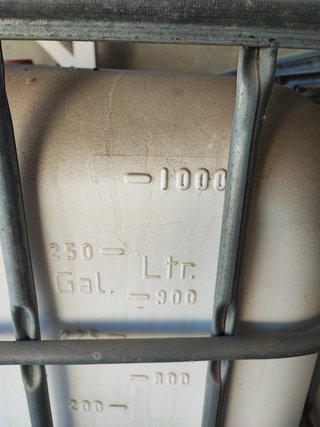 Depósito agua 1000L IBC con grifo