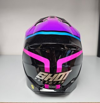 Casco Moto Shot Race Sky Purple Talla M