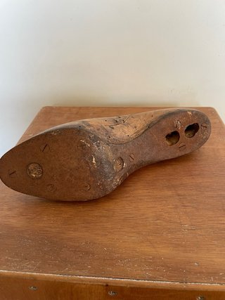 Horma zapatero antigua madera
