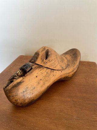 Horma zapatero antigua madera