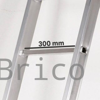 Escalera Aluminio Elite 3x8 - 2,32+2,32+2,32 Metros