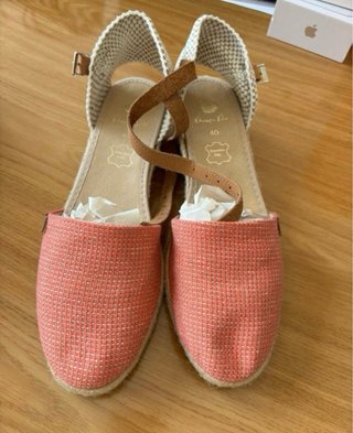 Alpargatas Esparto Coral Piccola Piu Talla 40