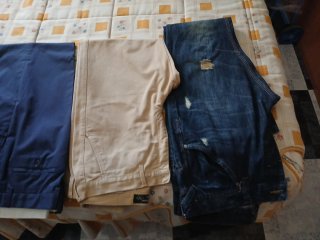 Pantalones varios - Beige y Azul