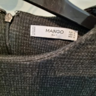 Vestito invernale Mango grigio