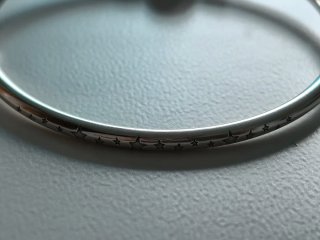 Pulsera Rígida con estrellas grabadas