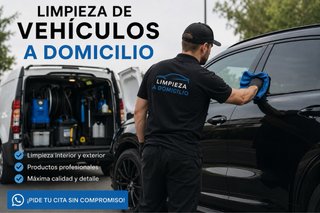 Limpieza profesional de vehículos a domicilio