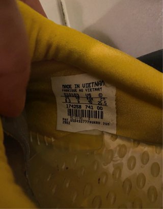 Nike Air Visi Havoc 2001 Varsity Maize 40